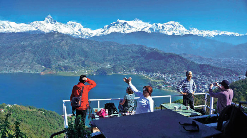 tourists in pokhara 1622205605